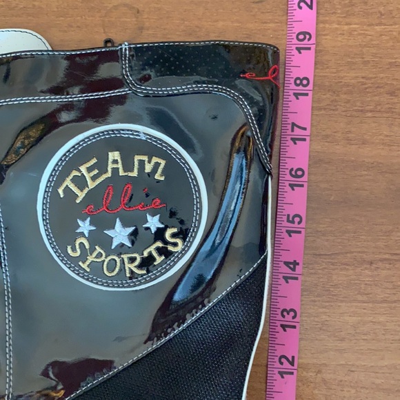 Patent Platform Lace Up High Heel Boots Size 8 - Picture 10 of 10